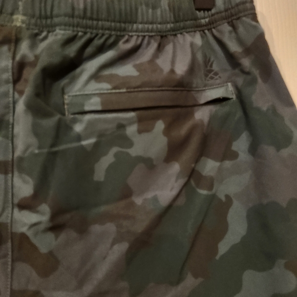NWT CHUBBIES Men's"You Can't See Mes" Athlounger Green Camo Shorts Size Medium - Picture 3 of 12